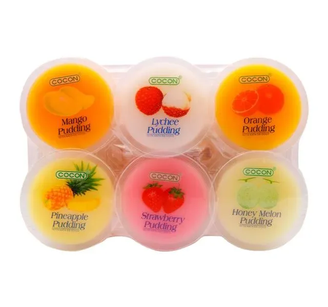 Cocon Nata Pudding Assorted 6 x 80 g