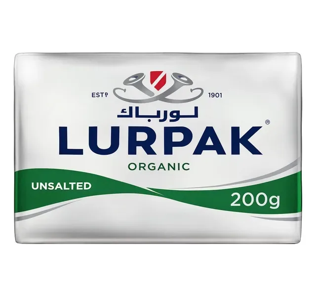 Lurpak Organic Butter Block Unsalted 200 g