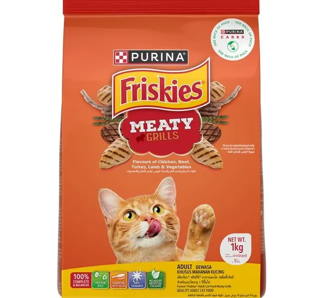 Purina Friskies Meaty Grill Cat Food 1 kg
